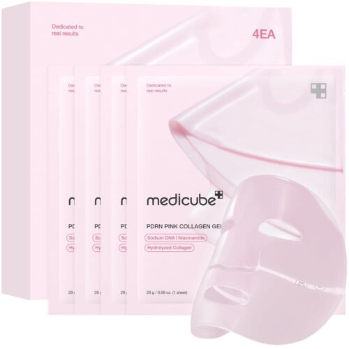 medicube Salmon Dna Pdrn Pink Collagen Jelly Gel Mask Overnight Face Mask for Glass Glow Hautelastizität